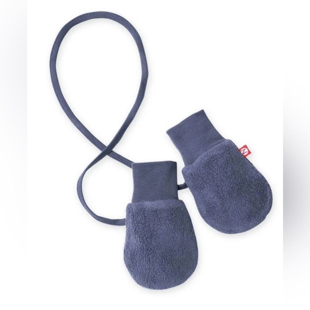 Zutano Cozie Fleece Mittens in Denim Navy